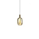 Ver imagem 1 de Lustre Pendente Skylight Spia 4088 26cm LED Bivolt Dourado e Âmbar