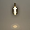 Ver imagem 4 de Lustre Pendente Skylight Spia 4088 26cm LED Bivolt Dourado e Âmbar