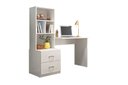 Ver imagem 2 de Escrivaninha Livreiro Lateral Office Cristal Branco Mobili