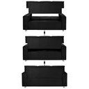 Ver imagem 5 de Sofá 3 Lugares Fixo Tokyo Veludo - Star Confort