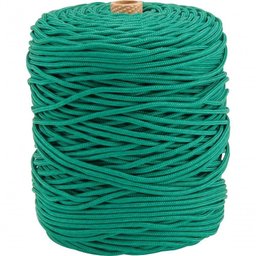 Corda Multifilamento Trançada 4,0mm 4,0kg 400 Metros Verde P - 1