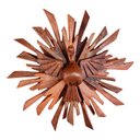 Ver imagem 1 de Divino Resplendor Espírito Santo Madeira Artesanal 80cm Cor Madeira Natural