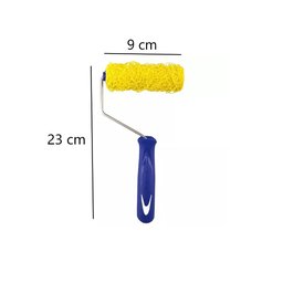 Kit 3 Rolo Pintura Rolinho Textura Média Chapisco Cabo 9cm - 4