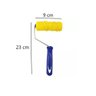Kit 3 Rolo Pintura Rolinho Textura Média Chapisco Cabo 9cm - 4
