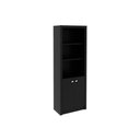 Ver imagem 1 de Estante de Escritório ME4110 c/ 2 Portas e 3 Prateleiras Preto - Tecno Mobili