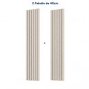 Ver imagem 3 de Painel Ripado para TV até 32 Polegadas Planejado 80x230cm Aruá CabeCasa MadeiraOriginals Off White