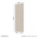 Ver imagem 5 de Painel Ripado para TV até 32 Polegadas Planejado 80x230cm Aruá CabeCasa MadeiraOriginals Off White