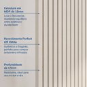 Ver imagem 7 de Painel Ripado para TV até 32 Polegadas Planejado 80x230cm Aruá CabeCasa MadeiraOriginals Off White
