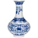Ver imagem 1 de Vaso Decorativo de Cerâmica Azul 13x9x9cm Enfeite Sala Mesa Estante Aparador