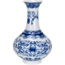 Ver imagem 1 de Vaso Decorativo Enfeite Casa Redondo Home&co Cerâmica 13x9x9cm Azul