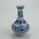 Ver imagem 6 de Vaso Decorativo de Cerâmica Azul 13x9x9cm Enfeite Sala Mesa Estante Aparador