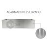 Pia Cuba De Inox Quadrada 60X40 Cozinha Multiuso C/ Escorredor AJL STORE - 5