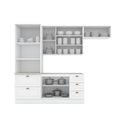 Ver imagem 5 de Cozinha Compacta 4 Peças 100% MDF com Torre Quente 02 Fornos Americana Branco HP/Calcare