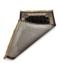 Ver imagem 5 de Tapete Persa Royal Marrom 100x150cm Fio Acetinado - Ideal para Quarto e Sala
