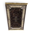Ver imagem 4 de Tapete Persa Royal Marrom 100x150cm Fio Acetinado - Ideal para Quarto e Sala