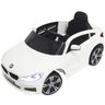Mini Carro Elétrico Infantil 12V BMW 6 GT Controle Remoto Criança Brinqway Bw-178Br Branca - 1