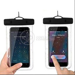 Capa Bolsa a Prova Dágua Impermeável Universal para Celular - Preto - 4