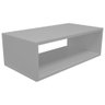 Mesa De Cabeceira Suspenso Criado Mudo Mdf Nicho Quarto 20x60x31cm - Cinza claro - 1