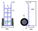 Ver imagem 2 de Carro de Carga 350kg Metalosa Pc 3 C/rolete 35a (5)
