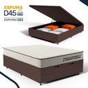 Ver imagem 5 de Cama Box Baú Casal com Colchão de Espuma D45 Double Comfort 138x188x62cm