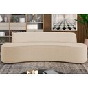 Ver imagem 2 de Sofá 4 Lugares para Sala de Estar Living 260cm Koane D06 Linho Marfim - Mpozenato