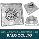 Ver imagem 4 de Ralo Oculto Inox Tampa Invisível Quadrado 12x12 Não É Pvc