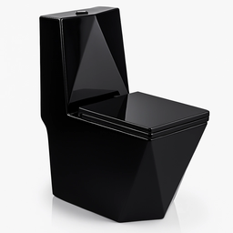Vaso Sanitário Monobloco Preto Pex Maximus Produzido em Cerâmica - 4
