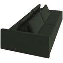 Ver imagem 6 de Sofá Ilha Modular para Sala 232cm com Puff Dublin K01 Veludo Verde - Lyam Decor
