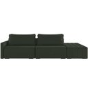 Ver imagem 3 de Sofá Ilha Modular para Sala 232cm com Puff Dublin K01 Veludo Verde - Lyam Decor