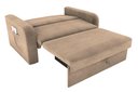 Ver imagem 3 de Sofá Cama Daiane 2 Lugares com Baú Suede Bege Matrix
