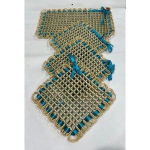 Descanso para Panela com 4 Peças Sisal