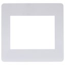 Ver imagem 1 de Placa 4x4 6 Postos Branca Orion - S730203004 - Schneider Placa 4x4 6 Postos Branca Schneider Steck