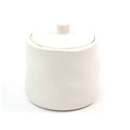 Porta Objetos para Banheiro de Cerâmica com Tampa Oikos - 1