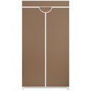 Ver imagem 1 de Armário Guarda Roupa Dobrável Portátil Multiuso Organizador de Roupas Bege - StaremCasa