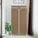 Ver imagem 7 de Armário Guarda Roupa Dobrável Portátil Multiuso Organizador de Roupas Bege - StaremCasa