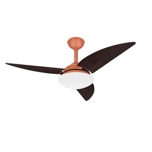 Ventilador Teto Cobre Sala Econômico Class 3 Pás Ventax 110v