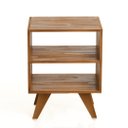 Ver imagem 3 de Mesa de Cabeceira Natural & Colors 3 Prateleiras Pé Mini Mel