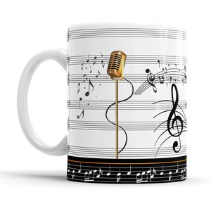 Caneca Música Cantor Cantora