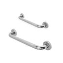Ver imagem 1 de Barra de Apoio 60Cm e 30cm Inox Suporte Apoio Anti Queda Evita Acidentes Deficientes Acessibilidade 