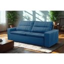 Ver imagem 1 de Sofá Retrátil e Reclinável 3 Lugares com Molas 1,80m Escócia Suede Mirra Decor