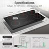 Vbgk Cooktop de Indução 36" 7400w com 5 Queimadores e Controle Touch (preto) - 6