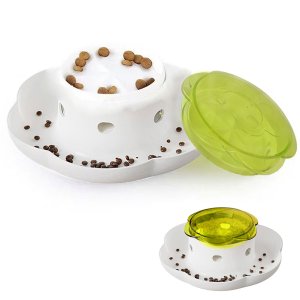 Comedouro Pet Cao Cachorro Gato Brinquedo Interativo Animal de Estimaçao Raçao Petisco Comida Quebra