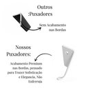 Ver imagem 4 de Kit 30 Puxador Wave Cava para Porta Gaveta de Alumínio 200mm - Branco