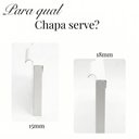 Ver imagem 6 de Kit 30 Puxador Wave Cava para Porta Gaveta de Alumínio 200mm - Branco