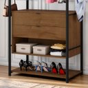 Ver imagem 5 de Roupeiro Morgan 2 Gavetas Preto Fosco e Demolição - ÉdeCasaMóveis                                                                              