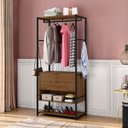 Ver imagem 3 de Roupeiro Morgan 2 Gavetas Preto Fosco e Demolição - ÉdeCasaMóveis                                                                              