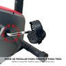 Bicicleta Ergométrica Horizontal Magnética Portátil C/ Monitor Suporta 120 Kg Preta Importway Iwf003 - 6