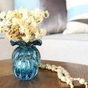 Ver imagem 2 de Vaso Trouxinha Cristal Murano Aquamarine Love Pp