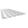 Telha Polipropileno Ondulada 6mm Translucida Branca 2,44x1,10x1 Esaf Unico - 1