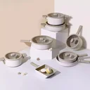 Ver imagem 6 de Frigideira Wok Neoflam Chou Chou Indução com Revestimento Cerâmico 24cm Bege